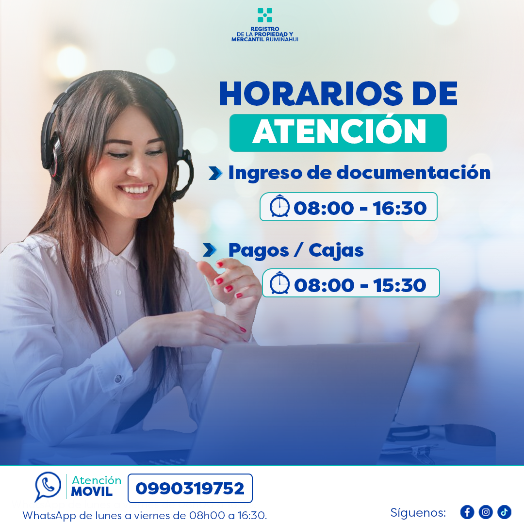 HORARIO DE ATENCION
